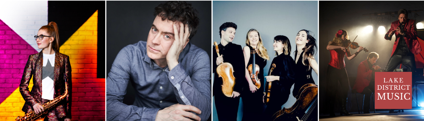 Collage of various performers at the Lake District Summer Music Festival 2025